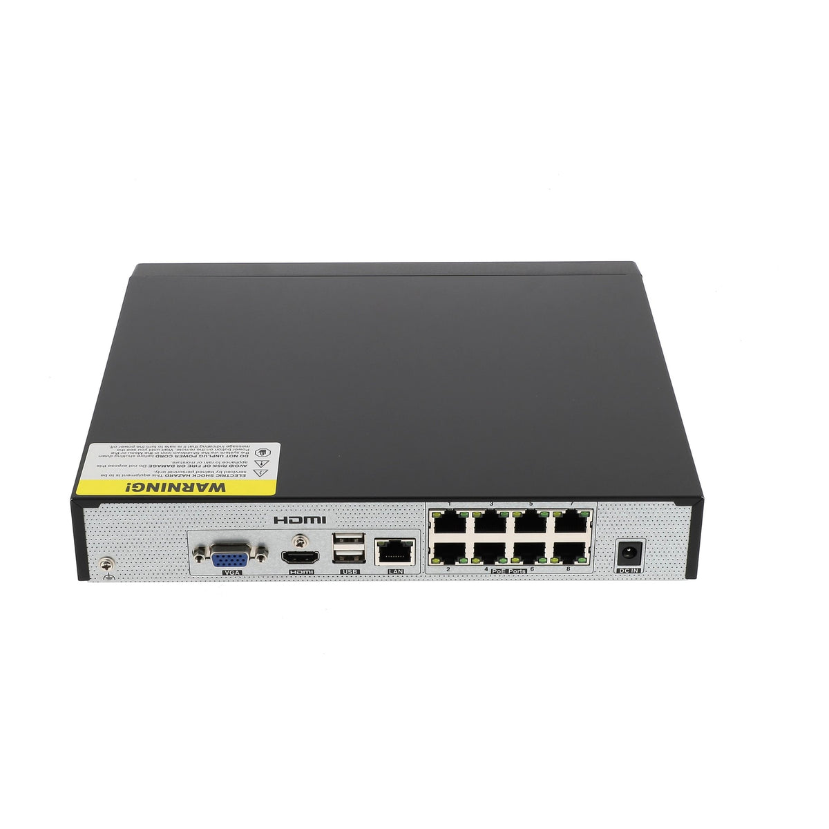 NVR 8 kanaler, 8 PoE, 1 HDD – Gigamedia NVI080801D – bild 2