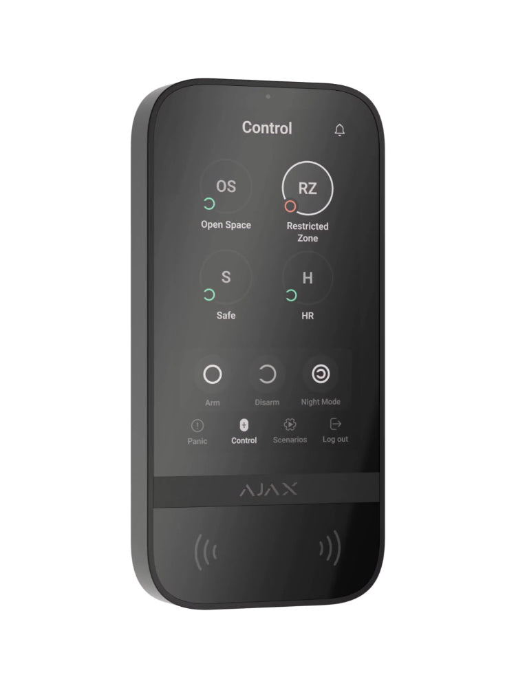 Ajax KeyPad TouchScreen - Svart