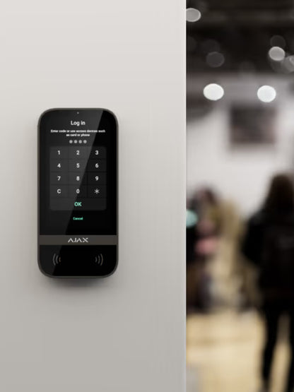 Ajax KeyPad TouchScreen - Svart