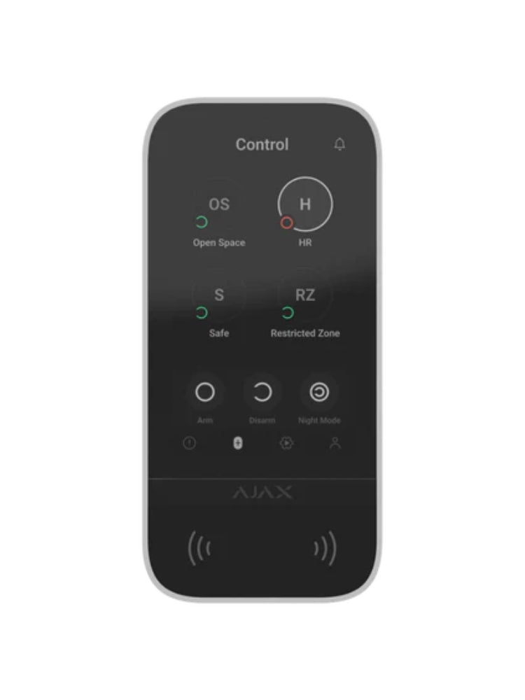 Ajax KeyPad TouchScreen - Vit