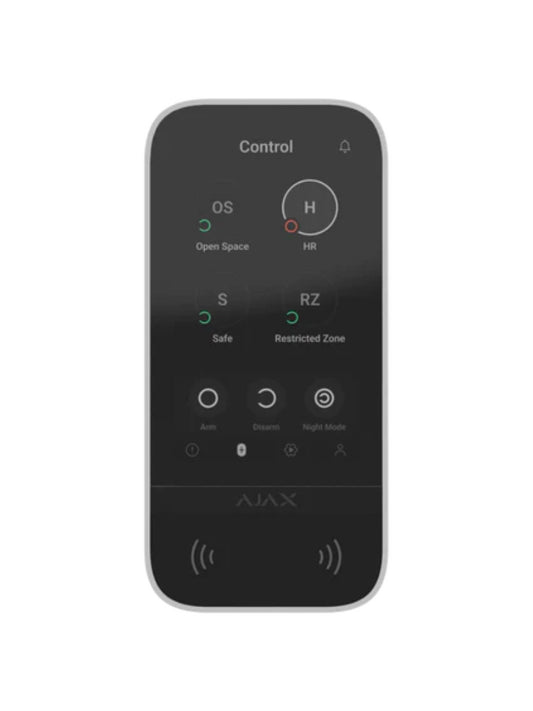 Ajax KeyPad TouchScreen - Vit
