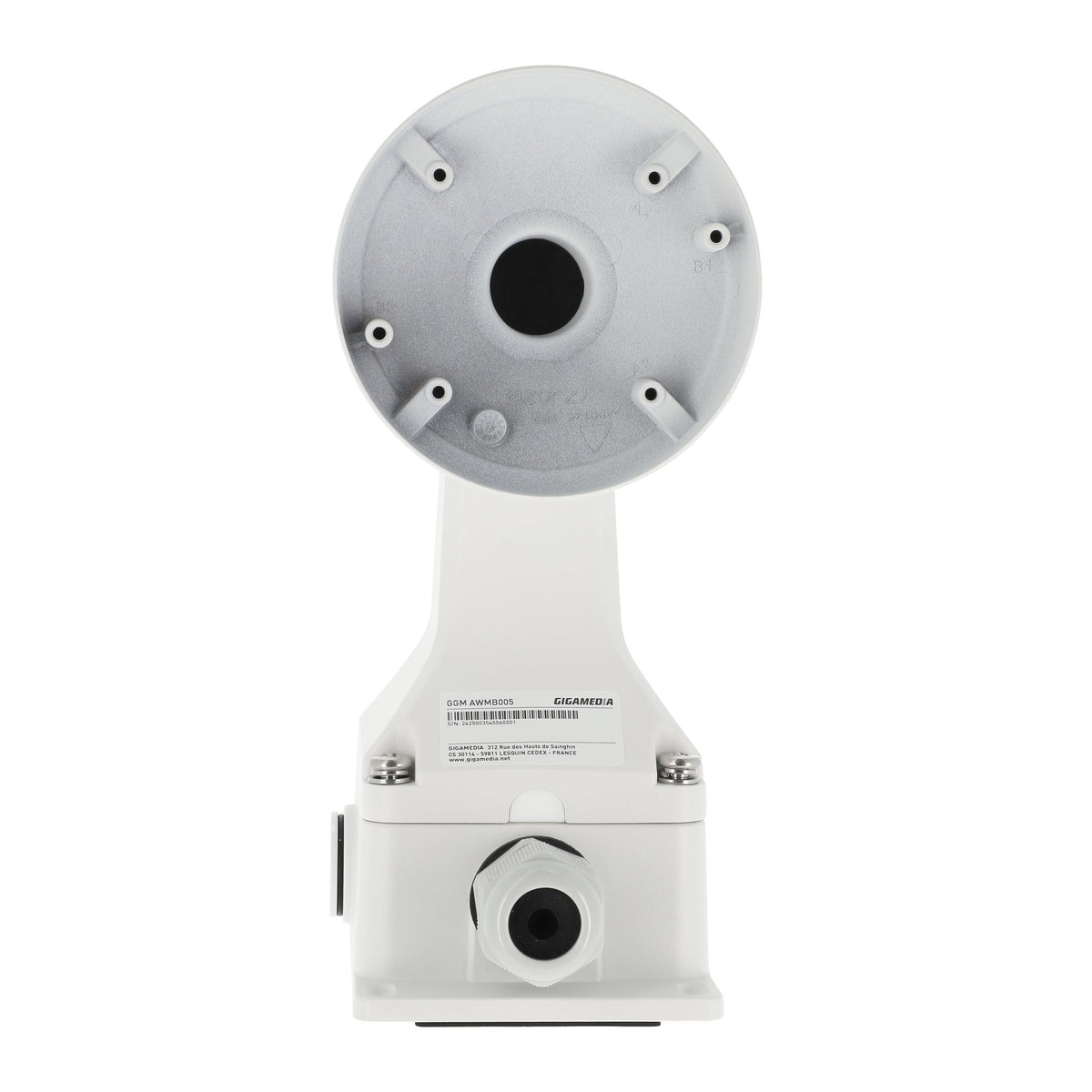 Väggfäste med kopplingsbox för turret – Gigamedia AWMB005 – bild 5