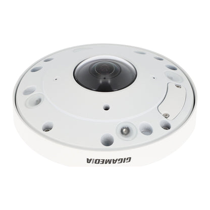 Fisheyekamera 12MP PoE, 360° vy – Gigamedia IPPF121IR – bild 3