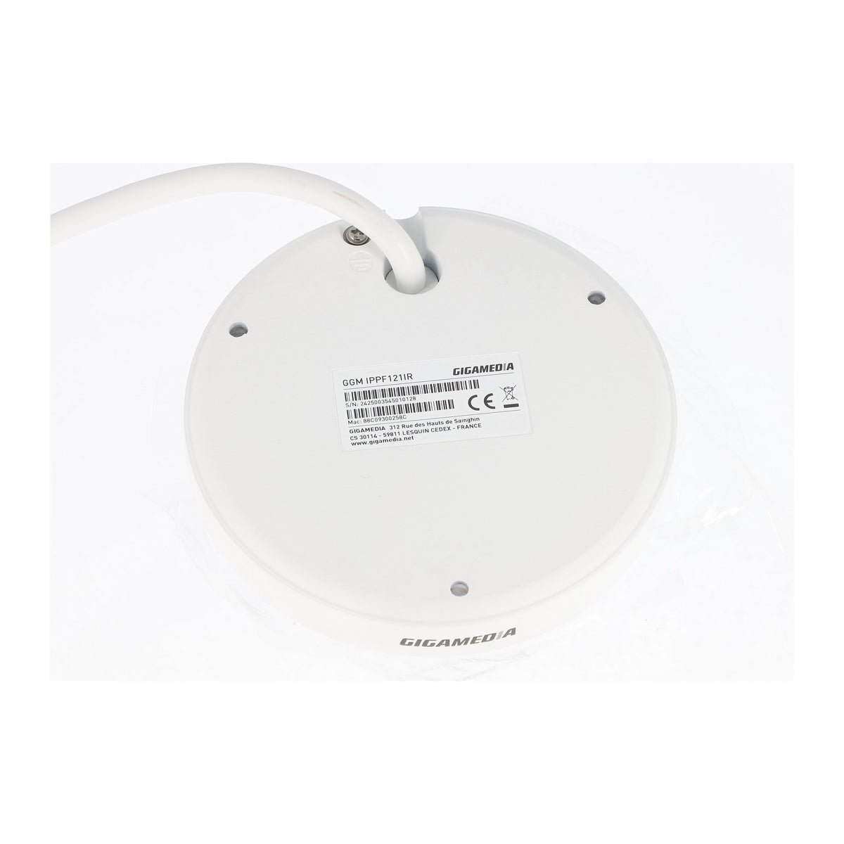 Fisheyekamera 12MP PoE, 360° vy – Gigamedia IPPF121IR – bild 5