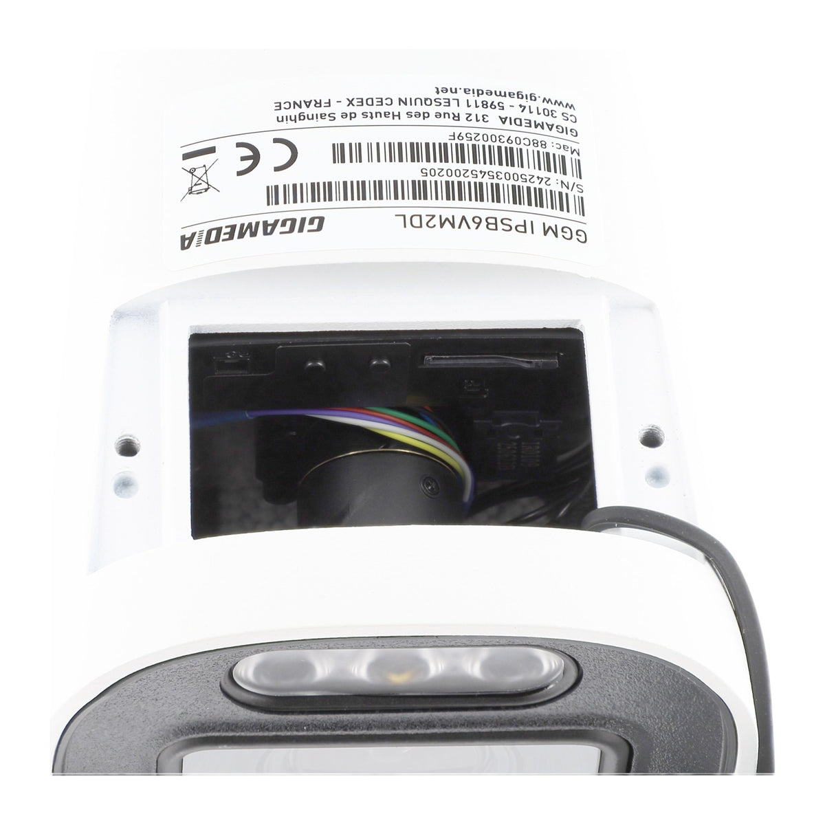 Bulletkamera 6MP PoE, motorzoom 2,8–12 mm – Gigamedia IPSB6VM2DL – bild 5