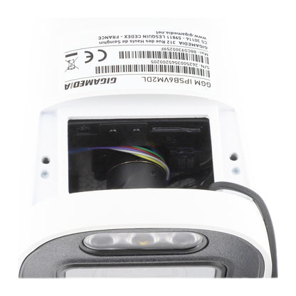 Bulletkamera 6MP PoE, motorzoom 2,8–12 mm – Gigamedia IPSB6VM2DL – bild 5