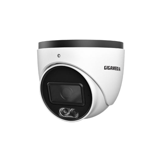 Turretkamera 6MP PoE, 2,8 mm vidvinkel – Gigamedia IPST6F2DL