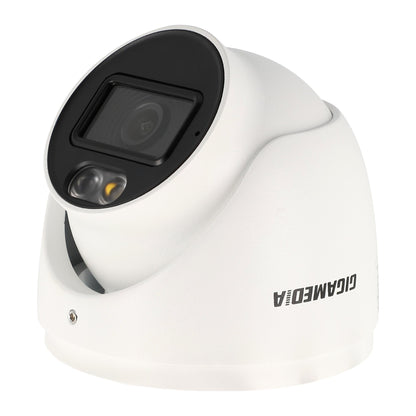 Turretkamera 8MP PoE, 2,8 mm vidvinkel – Gigamedia IPST8F2DL – bild 2