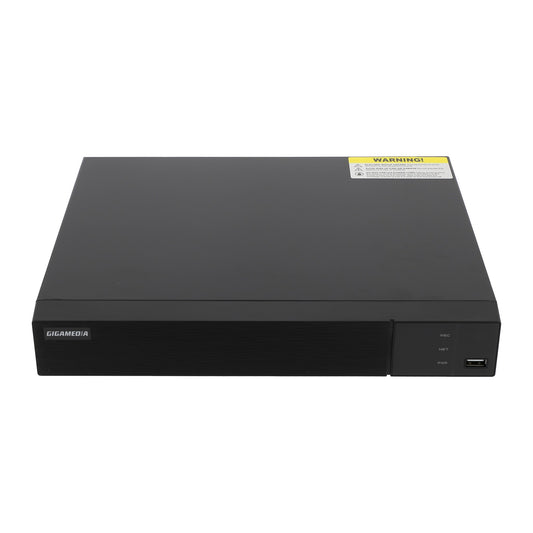NVR 4 kanaler, 4 PoE, 1 HDD – Gigamedia NVS040401D