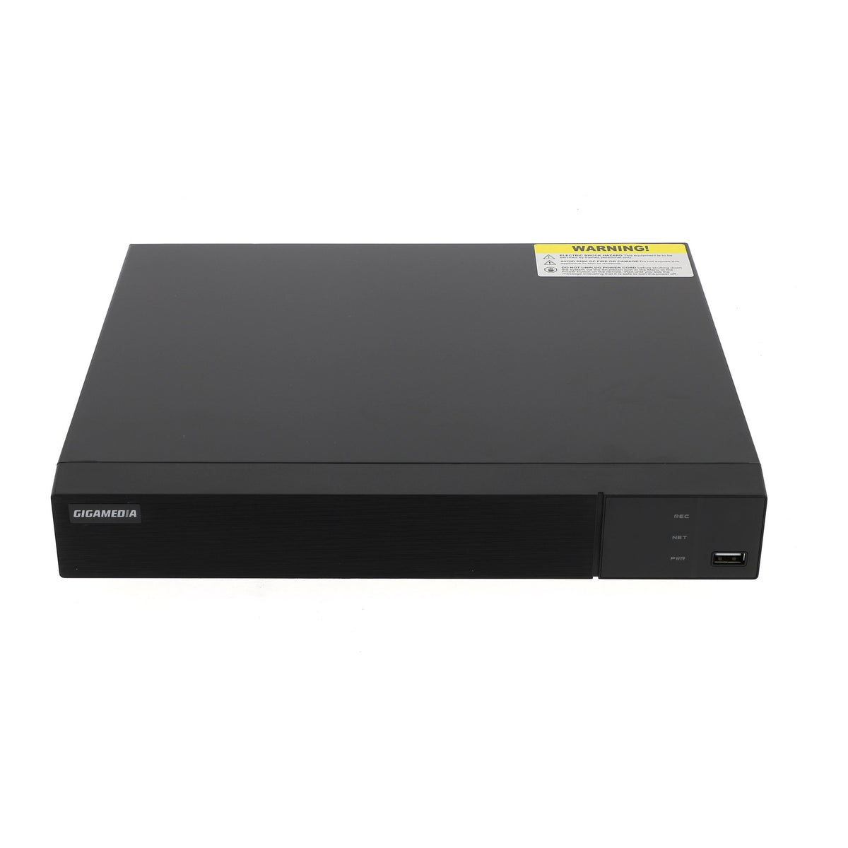 NVR 8 kanaler, 8 PoE, 1 HDD – Gigamedia NVS080801D
